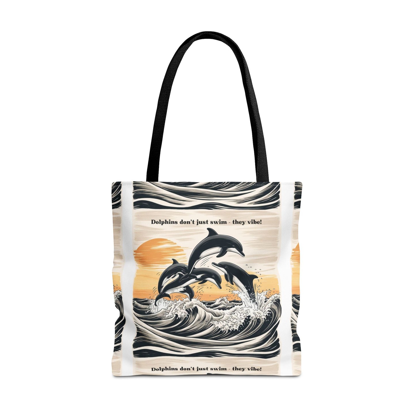 Dolphins Vibe Tote Bag