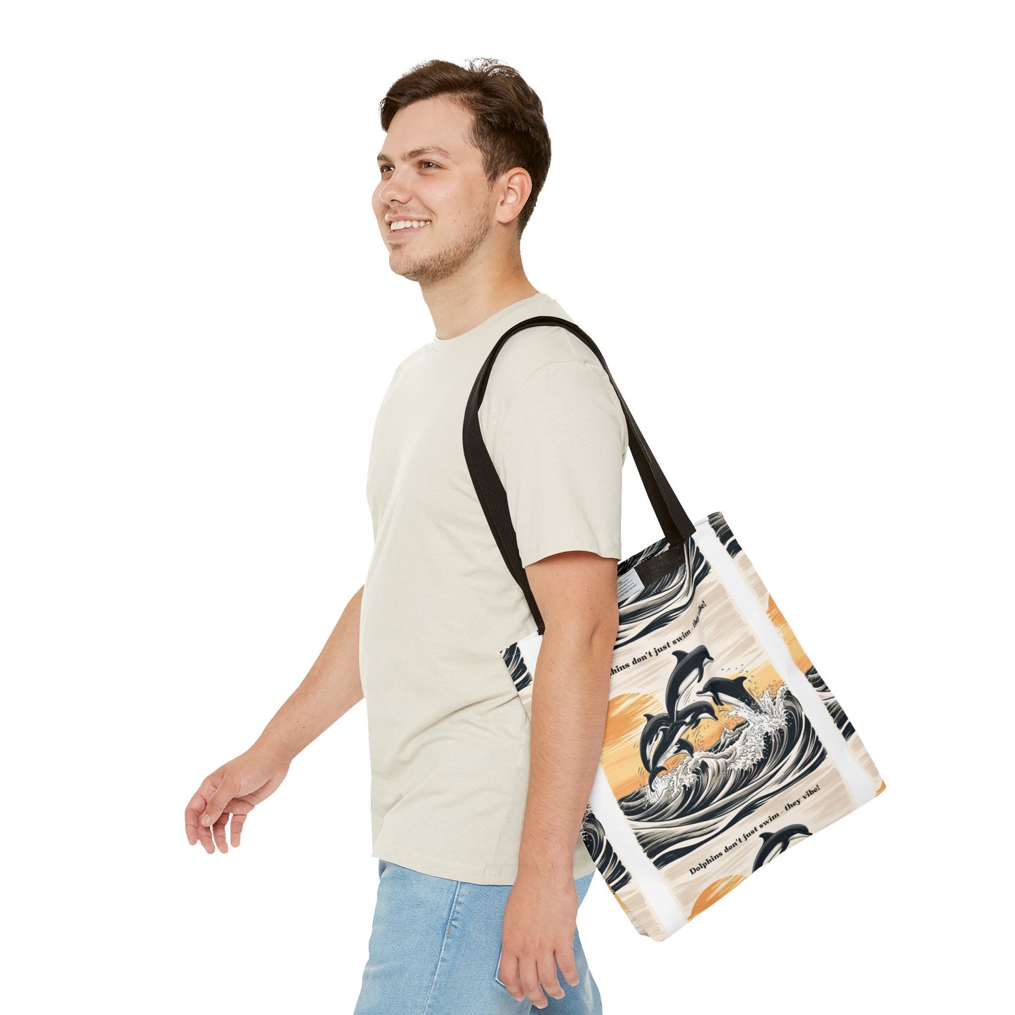 Dolphins Vibe Tote Bag