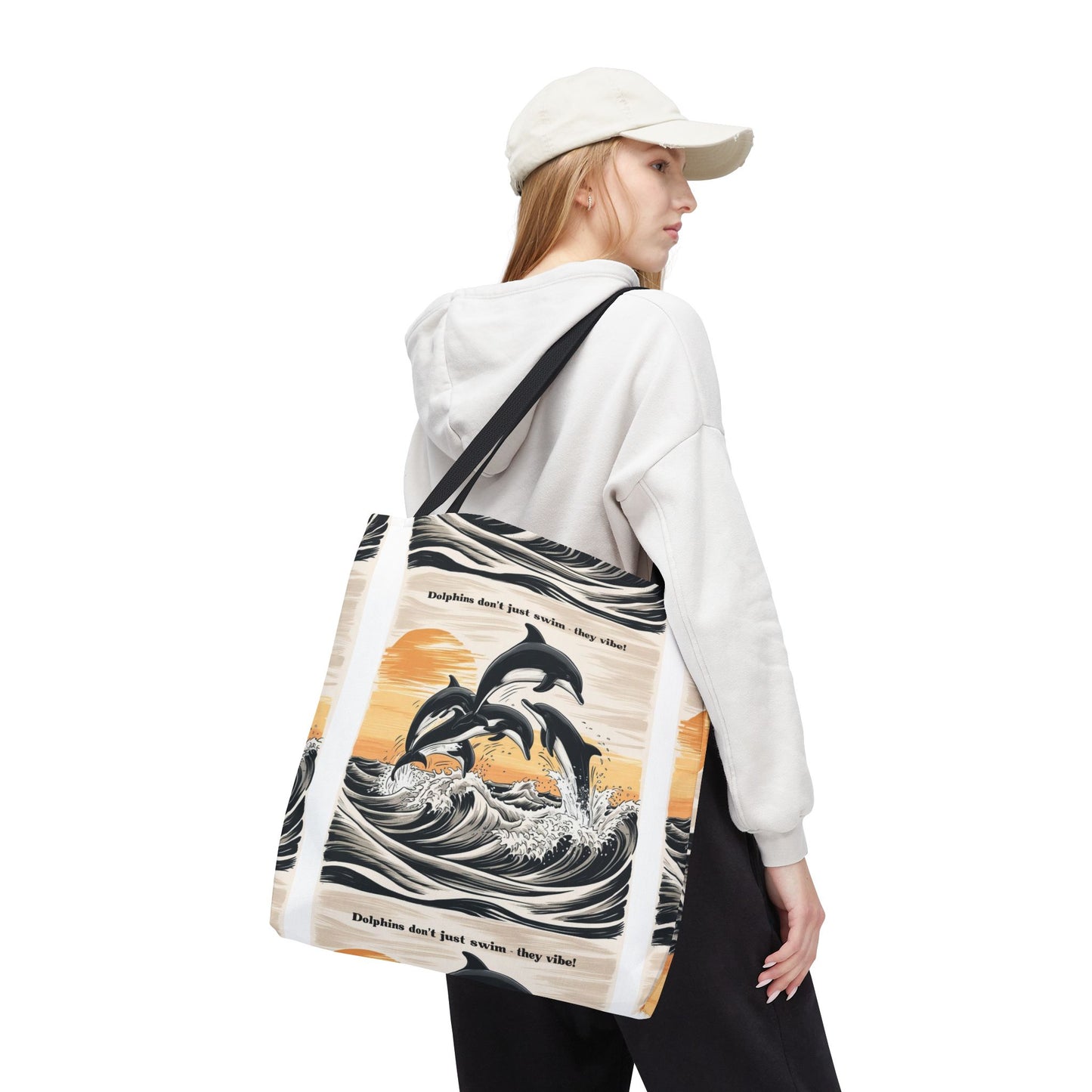 Dolphins Vibe Tote Bag