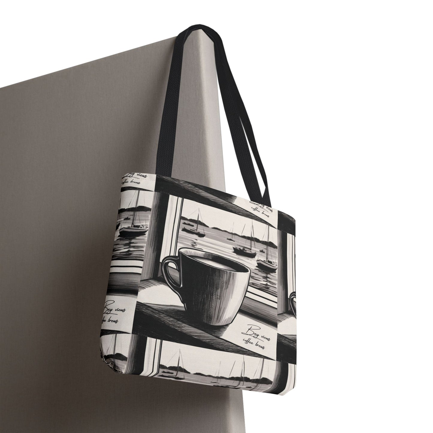 Bay Views Coffee Brews Tote Bag