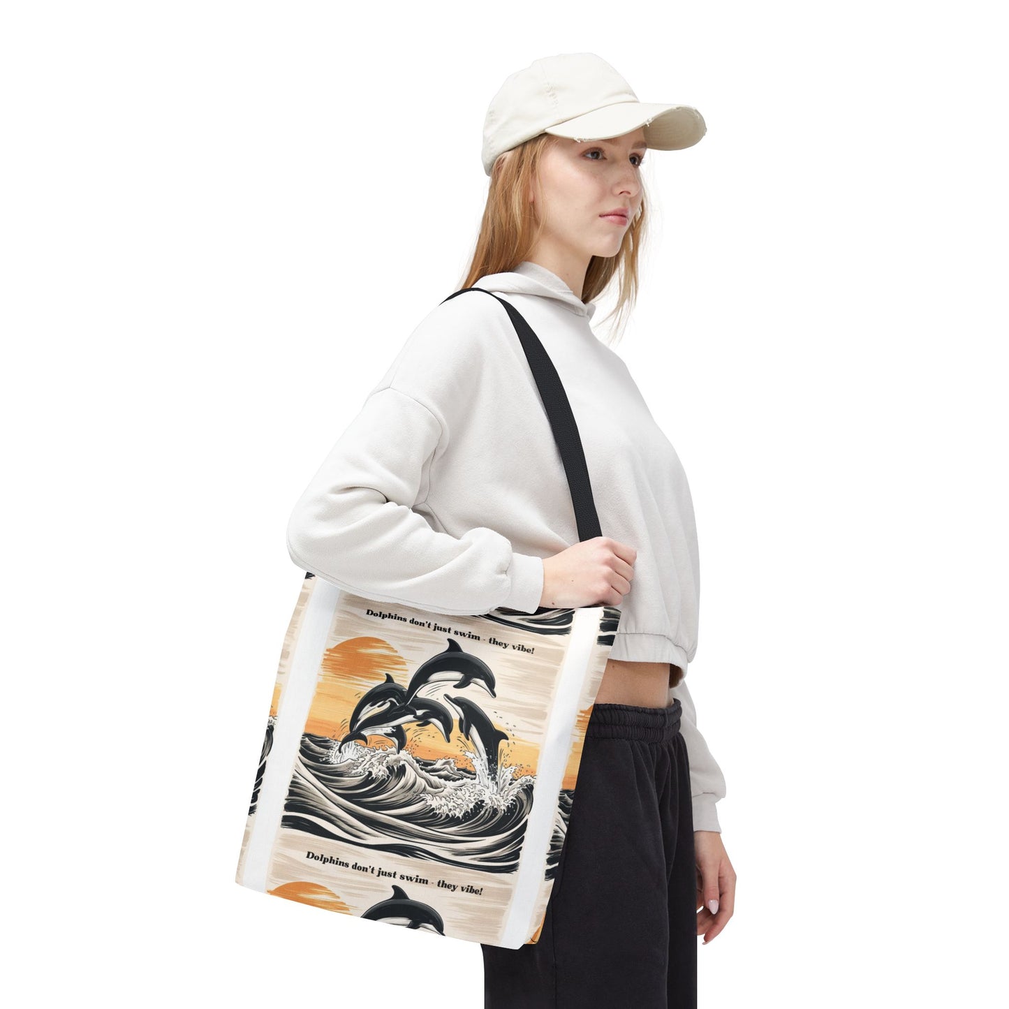 Dolphins Vibe Tote Bag